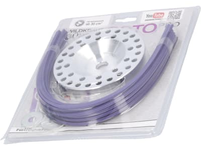 Wildkrautbürste "Octo Pro" Ø 123,5 mm, für die Wildkrautentfernung mit einer Motorsense ab 30 cm³