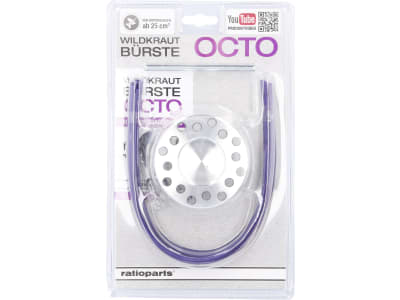 Wildkrautbürste "Octo" Ø 83 mm, für die Wildkrautentfernung mit einer Motorsense ab 25 cm³
