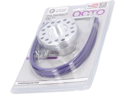 Wildkrautbürste "Octo" Ø 83 mm, für die Wildkrautentfernung mit einer Motorsense ab 25 cm³