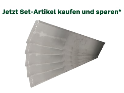 bellissa Rasenkante Corten Cortenstahl  118 x 20 cm Beeteinfassung Metallkante