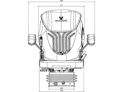 Grammer Compacto Comfort S Traktorsitz - DNTechno GmbH, 839,00 €