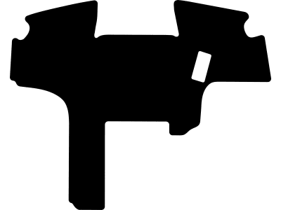 Fußmatte Velours schwarz, für John Deere Traktor 7920, Bj. 04 – 07 Fußmatte Velours schwarz, für John Deere Traktor 7920, Bj. 04 – 07