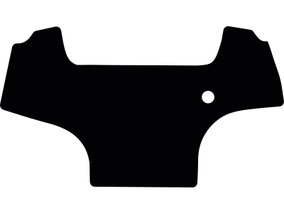 Fußmatte Velours schwarz, für Lamborghini Traktor R6, ab Bj. 12 Fußmatte Velours schwarz, für Lamborghini Traktor R6, ab Bj. 12