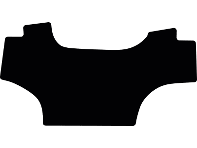 Fußmatte Velours schwarz, für McCormick Traktor X 6.430, ab Bj. 15 Fußmatte Velours schwarz, für McCormick Traktor X 6.430, ab Bj. 15