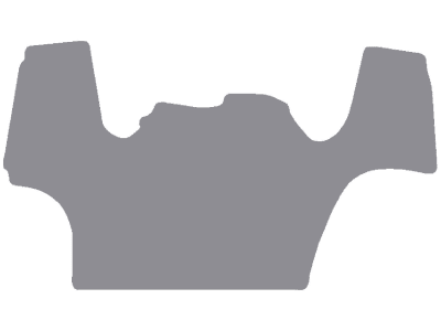 Fußmatte aus Gummi, hellgrau, mit Mittelteil, für Case IH Traktor Farmall C, U, U Pro, ab Bj. 14 Fußmatte aus Gummi, hellgrau, mit Mittelteil, für Case IH Traktor Farmall C, U, U Pro, ab Bj. 14