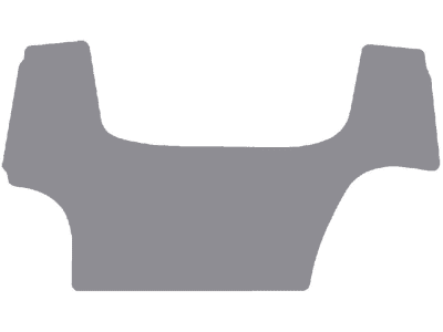 Fußmatte aus Gummi, hellgrau, ohne Mittelteil, für Steyr Traktor Multi 4000, ab Bj. 14 Fußmatte aus Gummi, hellgrau, ohne Mittelteil, für Steyr Traktor Multi 4000, ab Bj. 14