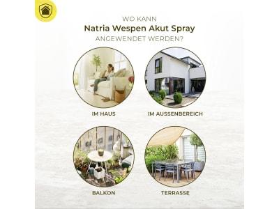 Protect Home Natria Wespen Akut Spray (3 in 1) 400 ml  zur Wespenbekämpfung 