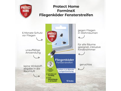 Protect Home FormineX Fliegenköder Fensterstreifen 12 St.   