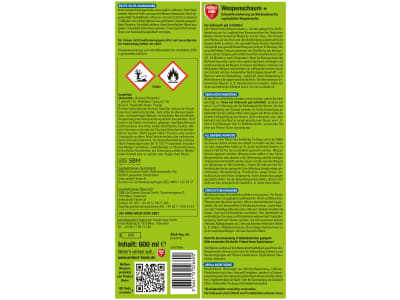 Protect Home FormineX Wespenschaum 600 ml   