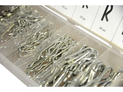 Federstecker-Sortiment metrisch, 150 St. Federstecker-Sortiment metrisch, 150 St.