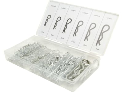 Federstecker-Sortiment metrisch, 150 St. Federstecker-Sortiment metrisch, 150 St.