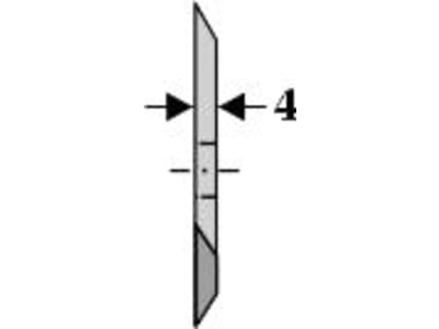 Industriehof® Fräsmesserklinge 85 x 66/98 x 4 mm gerade, für Futtermischwagen Zago, 70-187 Industriehof® Fräsmesserklinge 85 x 66/98 x 4 mm gerade, für Futtermischwagen Zago, 70-187