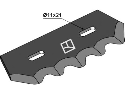Industriehof® Messer 175/195 x 74 x 5 mm, Bohrung 11 x 21 mm, für Futtermischwagen Marmix, 70-114 Industriehof® Messer 175/195 x 74 x 5 mm, Bohrung 11 x 21 mm, für Futtermischwagen Marmix, 70-114