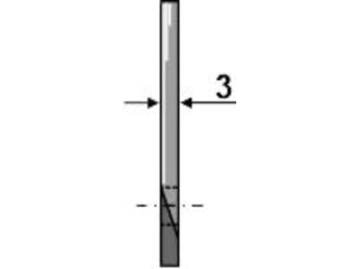 Industriehof® Fräsmesserklinge 75 x 76 x 3 mm gerade, für Futtermischwagen Rotomix, 70-427 Industriehof® Fräsmesserklinge 75 x 76 x 3 mm gerade, für Futtermischwagen Rotomix, 70-427