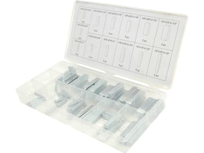 Passfedern-Sortiment zöllig, 60 St. Passfedern-Sortiment zöllig, 60 St.