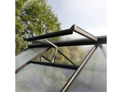 KGT Gewächshaus Novum III  pressblank Drehtür geteilt (abschließbar) 