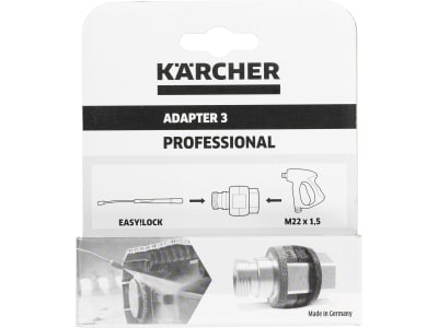 Kärcher® Adapter 3 EASY!Lock TR22AG; M 22 x 1,5 IG, mit Sechskant-Ansatz, 4.111-031.0 Kärcher® Adapter 3 EASY!Lock TR22AG; M 22 x 1,5 IG, mit Sechskant-Ansatz, 4.111-031.0