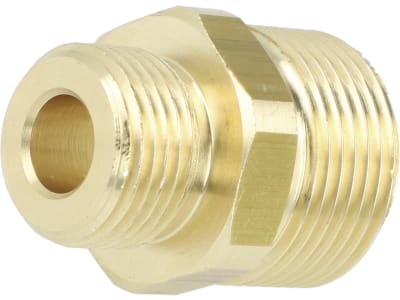 Gewindenippel M 22 AG Messing, für Kärcher; Hand- und Drehverschraubungen Gewindenippel M 22 AG Messing, für Kärcher; Hand- und Drehverschraubungen
