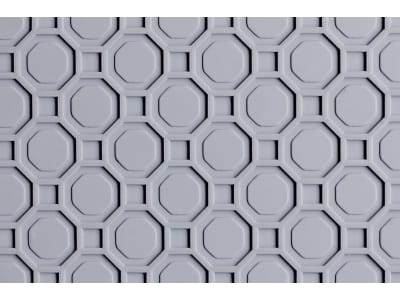 Fußmatte Gummi hellgrau, 3-teilig, Einfassung Stoff- Spiralband schwarz/silber, für Claas Traktor Elios mit Tunnel, ab Bj. 09 Fußmatte Gummi hellgrau, 3-teilig, Einfassung Stoff- Spiralband schwarz/silber, für Claas Traktor Elios mit Tunnel, ab Bj. 09