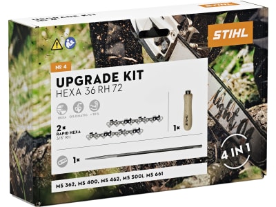 STIHL Sägekette "Rapid HEXA" 3/8" 1,6 mm, 72 Treibglieder, Vollmeißel, Umrüst-Kit, 3132 000 0072 STIHL Sägekette "Rapid HEXA" 3/8" 1,6 mm, 72 Treibglieder, Vollmeißel, Umrüst-Kit, 3132 000 0072