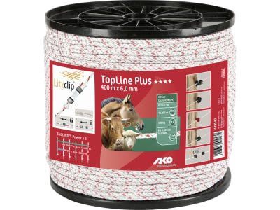 Ako Elektroseil "TopLine plus" 6 mm/400 mm, Leiter TriCond 9 x 0,30 mm, 449540 Ako Elektroseil "TopLine plus" 6 mm/400 mm, Leiter TriCond 9 x 0,30 mm, 449540