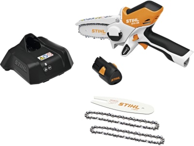 STIHL Akku-Astsäge "GTA 26", Schienenlänge 10 cm, mit Akku und Ladegerät, Ersatzteilset "Cut Kit", GA01 011 6910 STIHL Akku-Astsäge "GTA 26", Schienenlänge 10 cm, mit Akku und Ladegerät, Ersatzteilset "Cut Kit", GA01 011 6910