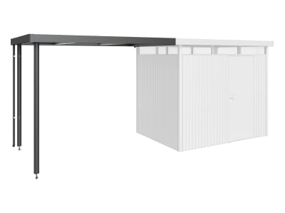 Biohort Seitendach HighLine H2  282 x 195 cm dunkelgrau; metallic  für HighLine