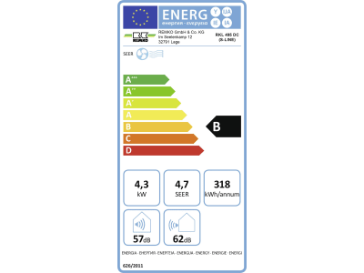 REMKO Klimaanlage "RKL 495 DC" mobil, Split, weiß, 1616495
