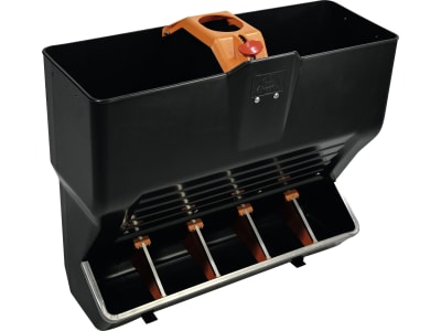 Rotecna Futterautomat "TR-5" 120 l für Ferkel, mit Bissschutz und 3 cm Sockel, Kunststoff, 22763