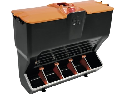 Rotecna Futterautomat "TR-5" 120 l für Ferkel, mit Bissschutz und 3 cm Sockel, Kunststoff, 22763