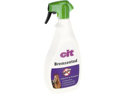 Cit Insektenspray "Bremsentod" 1.000 ml für Pferde zur Bekämpfung von Bremsen, Fliegen, Stechmücken, Kriebelmücken (Gnitzen), 15434 Cit Insektenspray "Bremsentod" 1.000 ml für Pferde zur Bekämpfung von Bremsen, Fliegen, Stechmücken, Kriebelmücken (Gnitzen), 15434