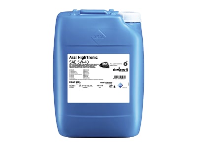 Aral HighTronic 5W-40 20 l Kanister SAE 5W-40  Motoröl, Leichtlauföl, High Performer, PKW, SAE 5W-40