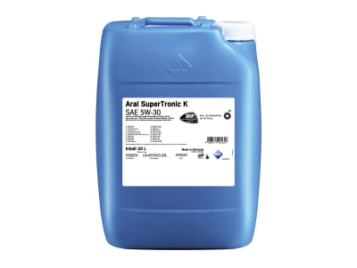 Aral Super Tronic K 5W-30 20 l Kanister SAE 5W-30  PKW Hochleistungsmotorenöl in Aral Synthese Technologie