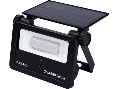 KERBL LED-Akku-Außenstrahler "SolarLED Solina" 1.600 lm IP 54, mit Bewegungssensor (Infrarot), 345695