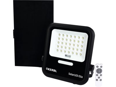 KERBL LED-Akku-Außenstrahler "SolarLED Elio" 1.200 lm IP 65, mit externem Solarmodul, 345696 KERBL LED-Akku-Außenstrahler "SolarLED Elio" 1.200 lm IP 65, mit externem Solarmodul, 345696