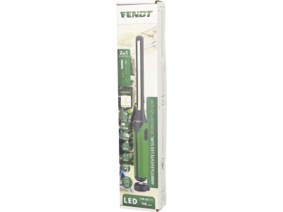Fendt LED-Akku-Arbeitsleuchte 60 – 700 lm, mit Kugelgelenk, 45° neig- und 360° drehbar, X991635201330 Fendt LED-Akku-Arbeitsleuchte 60 – 700 lm, mit Kugelgelenk, 45° neig- und 360° drehbar, X991635201330