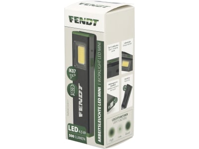 Fendt LED-Akku-Arbeitsleuchte 100; 300; 500 lm; lm; lm, mit Boost-Funktion, X991635201310