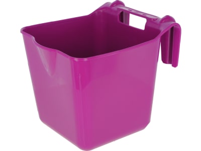 KERBL Futtertrog "HangOn" 13 l  pink, Kunststoff, zum Einhängen, für Pferde, 3211695