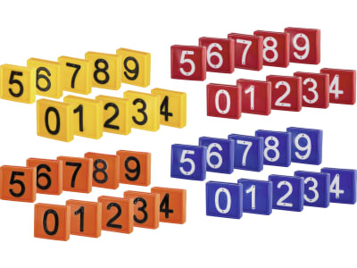 KERBL Halsbandnummer "Set 0 – 9", Kunststoff, 10 St. für Halsmarkierungsbänder bis 4 cm Breite, KERBL Halsbandnummer "Set 0 – 9", Kunststoff, 10 St. für Halsmarkierungsbänder bis 4 cm Breite,