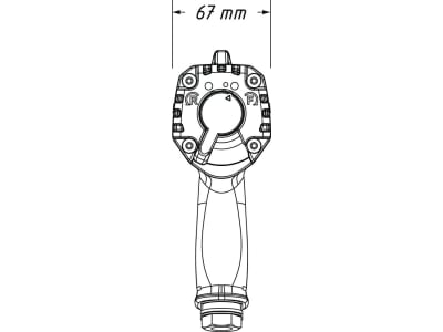Hazet® Schlagschrauber "Twin Turbo" 3/4 ", Druckluft, 1.300 Nm, 9013MTT Hazet® Schlagschrauber "Twin Turbo" 3/4 ", Druckluft, 1.300 Nm, 9013MTT