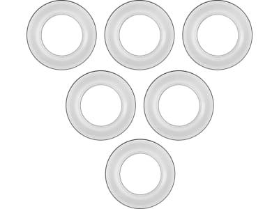 Birchmeier® Manschette weiß, für Pulverzerstäuber DR 5, Spritze Garden Star 3, 5, Profi Star 3, 5, 6 St., 11642701 Birchmeier® Manschette weiß, für Pulverzerstäuber DR 5, Spritze Garden Star 3, 5, Profi Star 3, 5, 6 St., 11642701