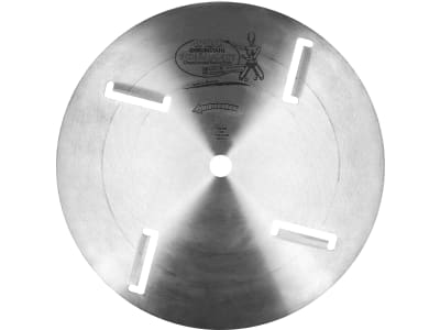Widl® Schälblatt 450 mm Bohrung 30 mm, Chromstahl, für das Zuspitzen und Schälen von Holzstämmen, W 59.450