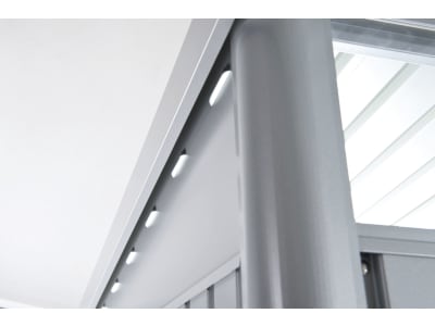 Biohort Gerätehaus AvantGarde mit Pultdach A5 260 x 220 cm silber; metallic Standardtür 