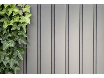 Biohort Gerätehaus AvantGarde mit Pultdach A7 260 x 300 cm silber; metallic Doppeltür 