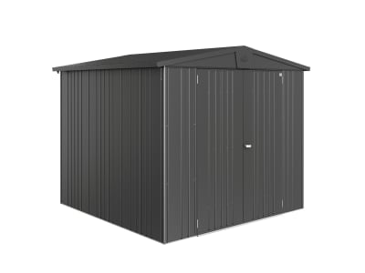 Biohort Gerätehaus Europa 4 244 x 228 cm dunkelgrau; metallic Doppeltür 