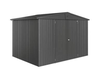 Biohort Gerätehaus Europa 5 316 x 228 cm dunkelgrau; metallic Doppeltür 