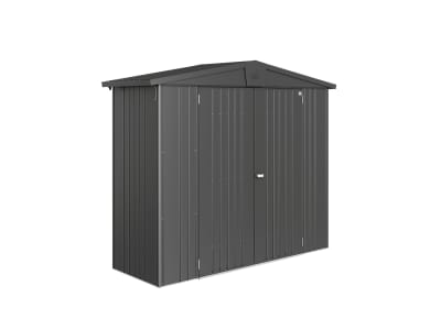 Biohort Gerätehaus Europa 2A 244 x 84 cm dunkelgrau; metallic Doppeltür 