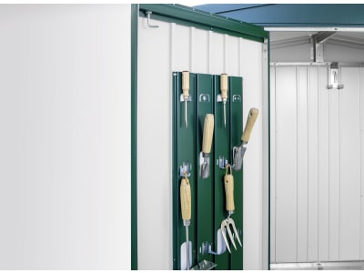 Biohort Gerätehaus Europa 2A 244 x 84 cm dunkelgrau; metallic Doppeltür 