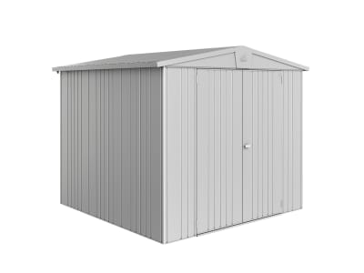 Biohort Gerätehaus Europa 4 244 x 228 cm silber; metallic Doppeltür Biohort Gerätehaus Europa 4 244 x 228 cm silber; metallic Doppeltür