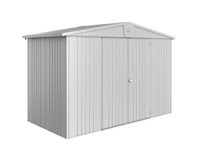 Biohort Gerätehaus Europa 4A 316 x 156 cm silber; metallic Doppeltür 